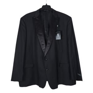 Lauren Ralph Lauren Men's Classic-Fit UltraFlex Wool Tuxedo Jacket Black 60L NWT